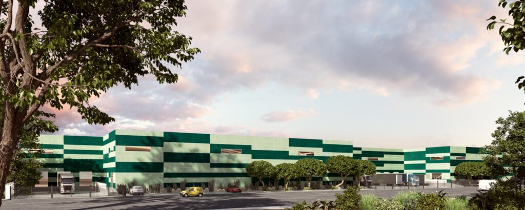 Large warehouse and distribution center for logistics and storage