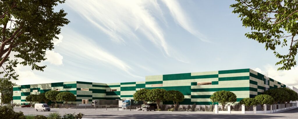 Large warehouse and distribution center for logistics and storage