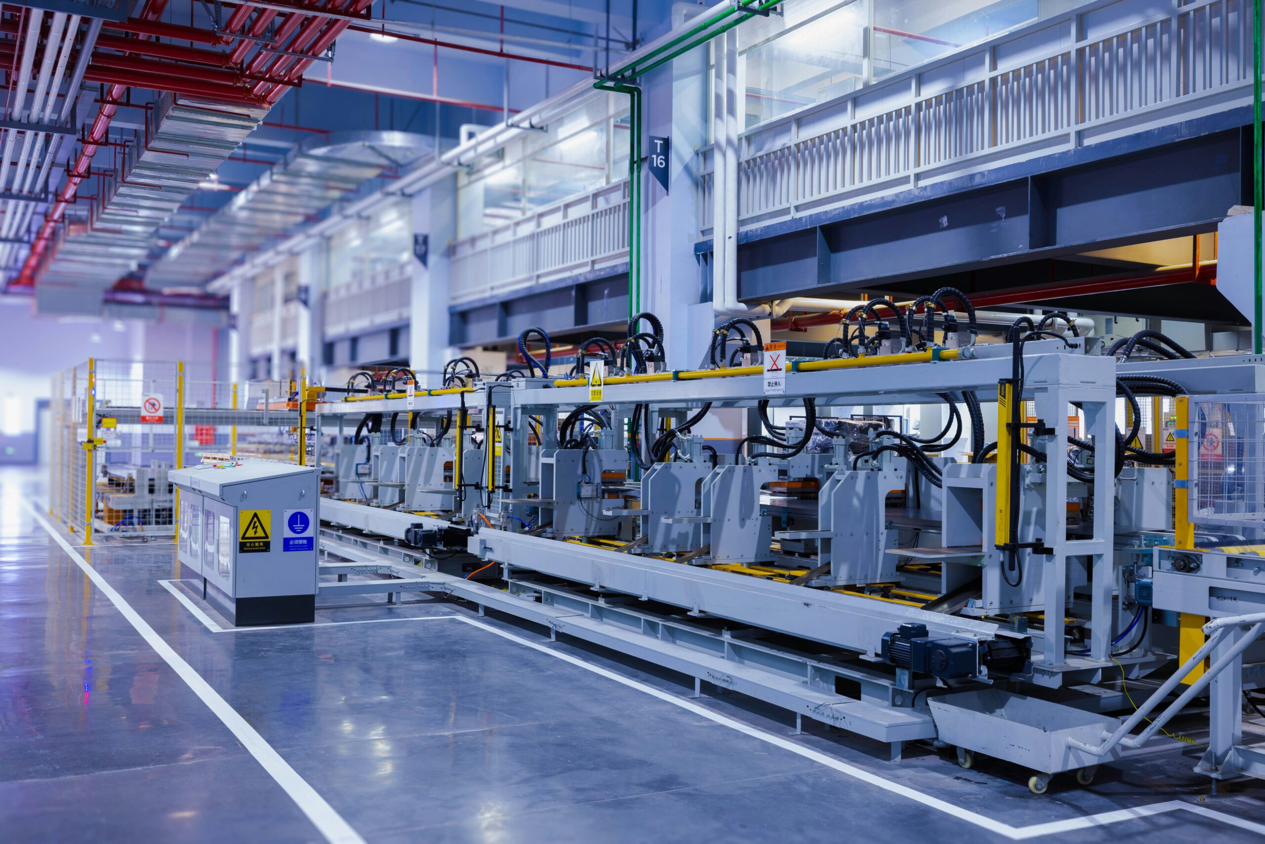industrial real estate Tijuana, the inside of production line.